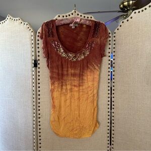 Y2K Muticolor Sequin Top